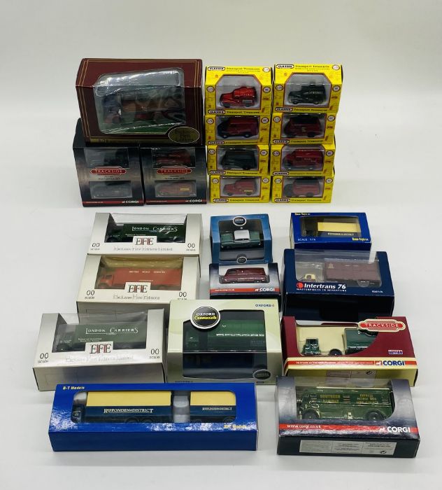 A collection of boxed die-cast vehicles for OO gauge model railway including Corgi Trackside (Post