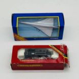 A boxed Hornby Railways OO gauge 0-4-0 steam light freight locomotive (256), along with a boxed