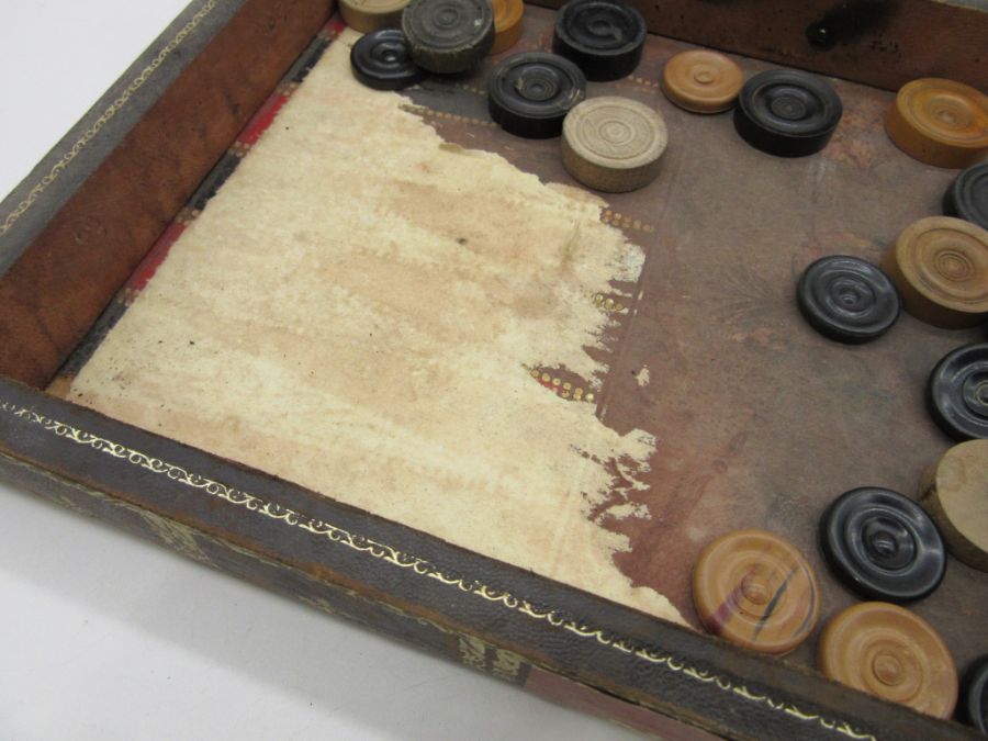 A leather bound games compendium in the form of books A/F - Bild 3 aus 5