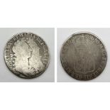 A William and Mary half crown dated 1689