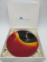 A Poole Pottery "Eclipse" charger in original box - diameter 26.75cm