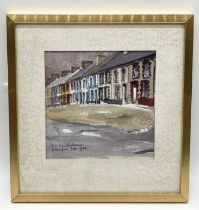 Ian Weatherhead (b.1932) "Aberfan" watercolour signed and dated 1984 - overall size 24 x 25cm