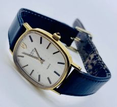 A gentleman's Tudor (Rolex) quartz wristwatch