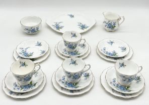 A Royal Albert "Forget Me Not" part tea set