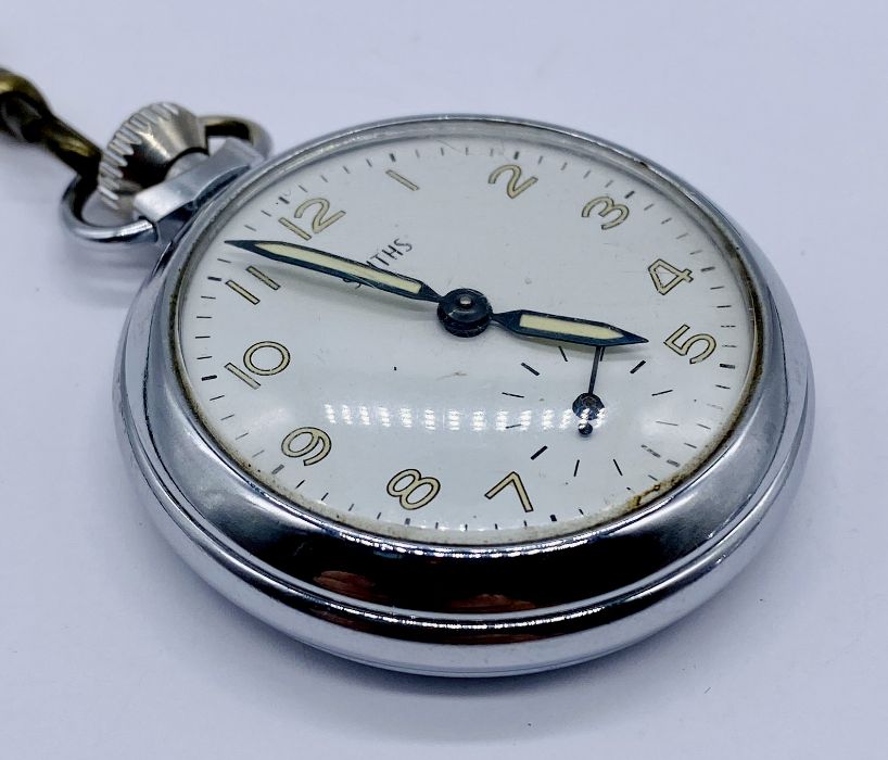 Two chromed Smiths pocket watches - Image 3 of 3