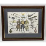 A limited edition print issued by the RAF Manston History Museum commemorating the 80th