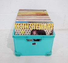 A quantity of 12" vinyl records, including Caravan, Keith Stewart, Spandau Ballet, Simply Red,