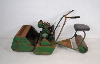 A Ransomes Twenty Four petrol lawnmower