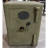 A safe by the Ratner Safe Company, comes with two keys - height 68cm, depth 55cm, width 50cm