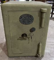 A safe by the Ratner Safe Company, comes with two keys - height 68cm, depth 55cm, width 50cm