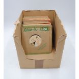 A collection of funk and soul 7" promotional/demonstration vinyl records, including Ann Byers, Billy