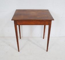 An Edwardian small occasional table with single drawer. 61cm x 48cm, height 66.