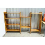 Three bays of ladderax - total length 213cm, height 132cm