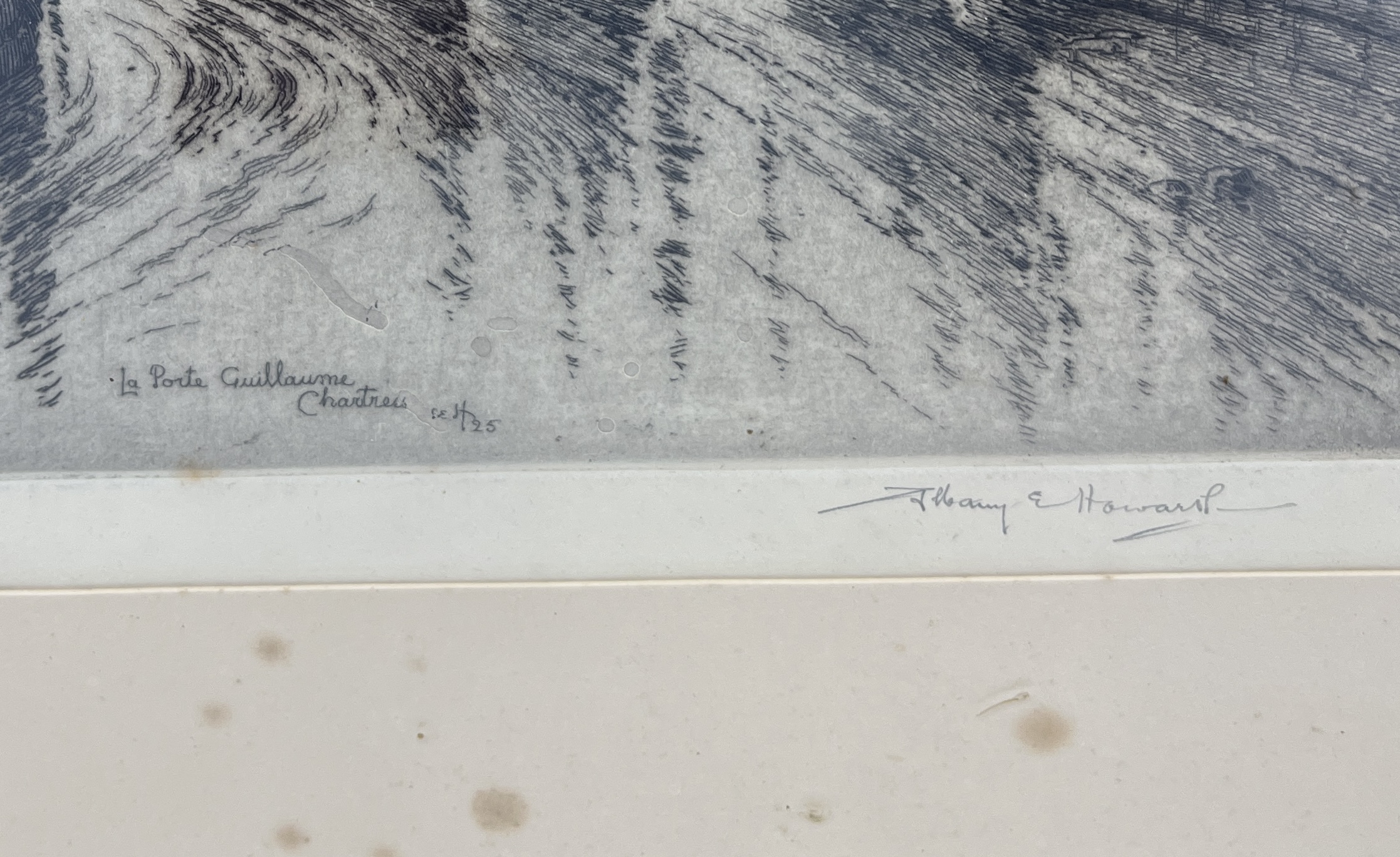 A collection of four architectural etchings and photographs, signatures include Graham Clilverd, - Image 5 of 9