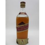 A large sealed bottle of vintage Johnnie Walker red Label whisky, no ABV or bottle size, height of