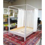 A Zenia House four poster double bed