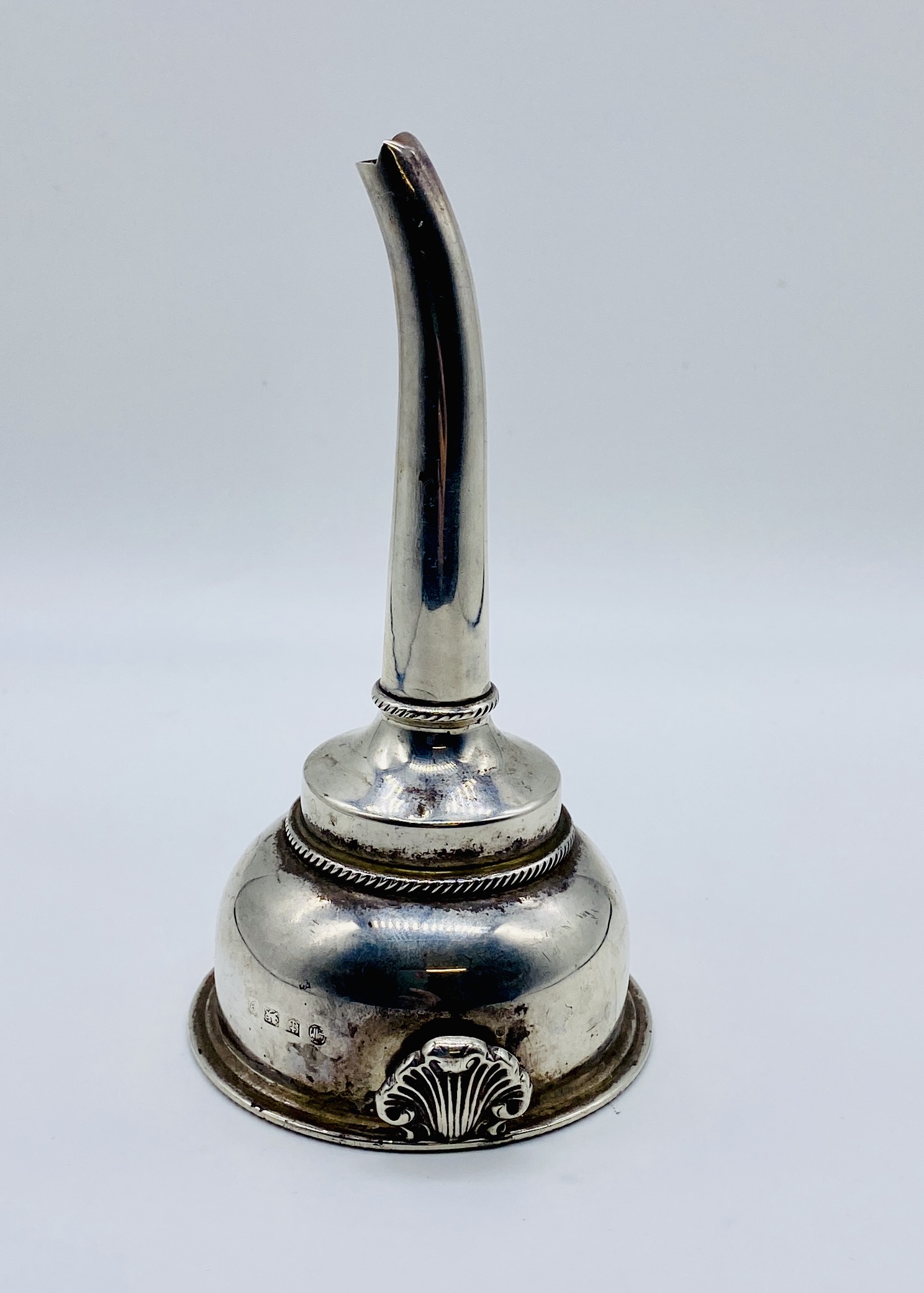 A hallmarked silver wine funnel, weight 73.4g - Image 2 of 3