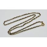 A 9ct gold chain, weight 4.5g