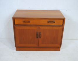 A G Plan cupboard, with single drawer above - length 84cm, depth 46cm, height 69cm