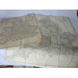 A Letts's bicycling map of England & Wales dated 1883 along with W Faden map of Great Britain (to
