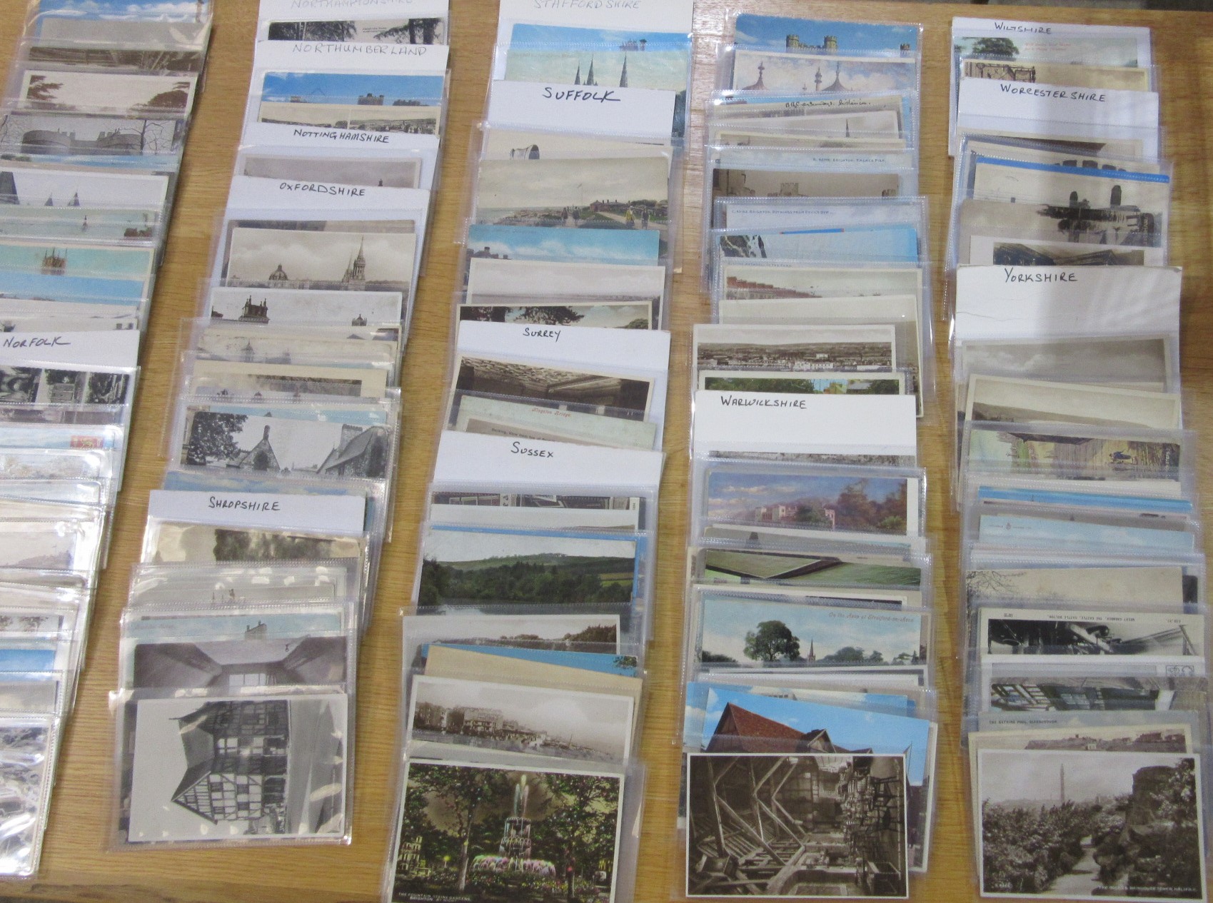 A collection of vintage English postcards mostly in individual sleeves covering counties Lancashire, - Image 4 of 4