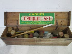 A Jaques vintage croquet set