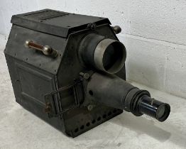 A vintage Ross of London magic lantern slide projector