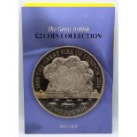 A complete folder of "The Great British £2 Coin Collection 1997-2021"comprising of 120 coins