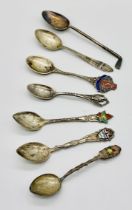 Seven silver coffee spoons