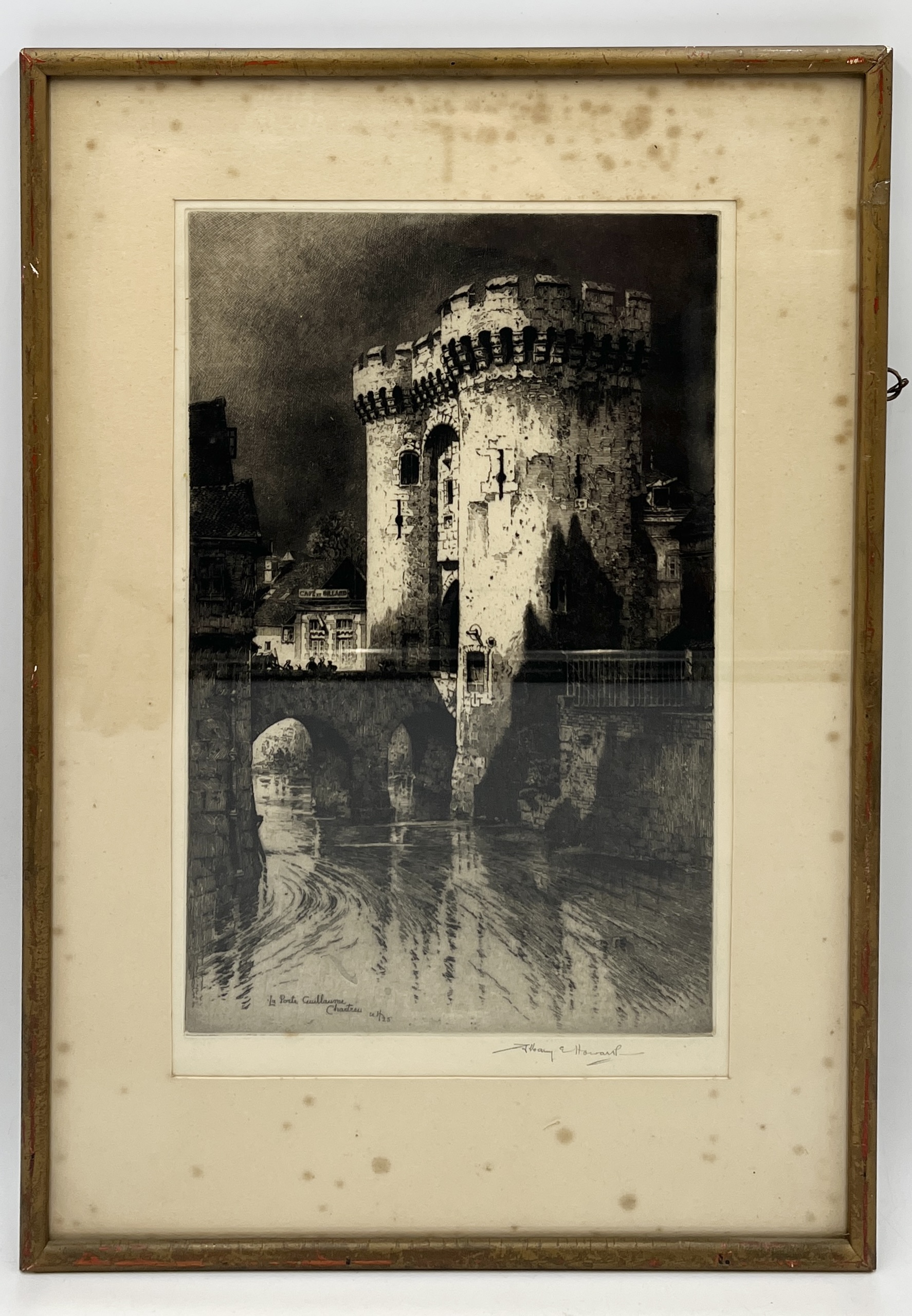 A collection of four architectural etchings and photographs, signatures include Graham Clilverd, - Image 4 of 9