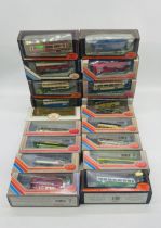 A collection of eighteen boxed Gilbow Exclusive First Editions die-cast buses and coaches