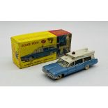 A boxed Dinky Toys die-cast Superior Criterion Ambulance with flashing light (277)