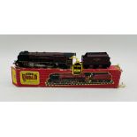 A boxed Hornby Dublo OO gauge "City of London" early version steam locomotive (46245) with tender (