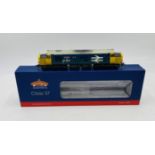 A boxed Bachmann Branch-Line OO gauge Class 37 British Railway Blue Large Logo (Weathered) "Bont Y