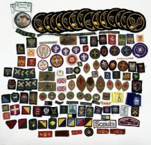 A large collection of Boy Scouts badges from 1913 through until the mid 20th century, includes two