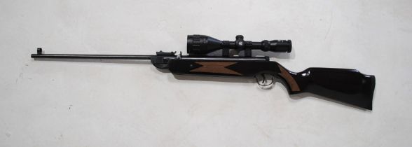 A Sportsmarketing XTB2-2K .22 break-barrel air rifle, with a Nikko Stirling Mountmaster 3-9 x 50