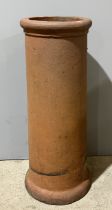 A terracotta chimney pot - height 75cm