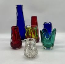 A collection of art glass including Murano, Whitefriars etc