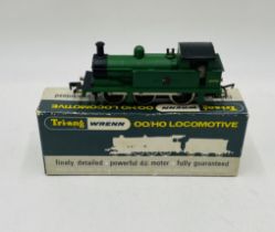 A boxed Tri-ang Wrenn OO/HO British Railways steam tank locomotive (31340) in green livery