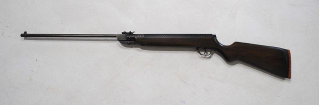 A .22 break-barrel air rifle, serial no. 573948