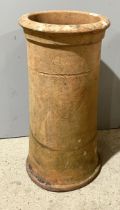 A terracotta chimney pot - height 60cm