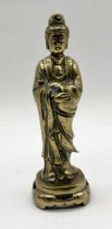 A small bronze Thai buddha - height 20cm