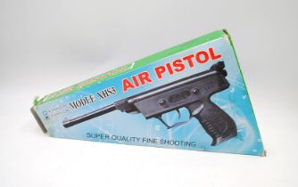 An SMK Westlake model XHS3 .22 air pistol, with original box and owner's manual