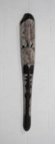 A wall hanging African tribal mask - height 115cm