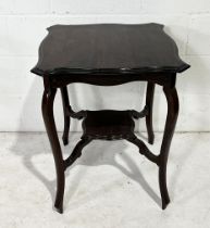 A vintage mahogany occasional table