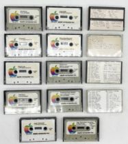 A collection of late 70's Apple Computer cassette games and programs including 1978 Star Wars and