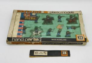 A vintage boxed Britains American Civil War Federal Models plastic figures set (7455) - box A/F