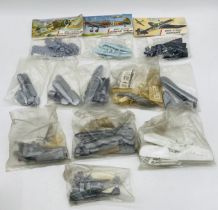 A collection of model aircraft plastic construction kits including three Airfix in original