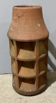 A terracotta chimney pot - height 68cm