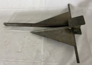 A vintage metal anchor